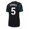 Manchester City John Stones #5 Tredjedrakt Kvinner 2023-24 Kortermet